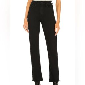 MOTHER Casual Black High Waisted Rider Not Guilty Ankle Jeans